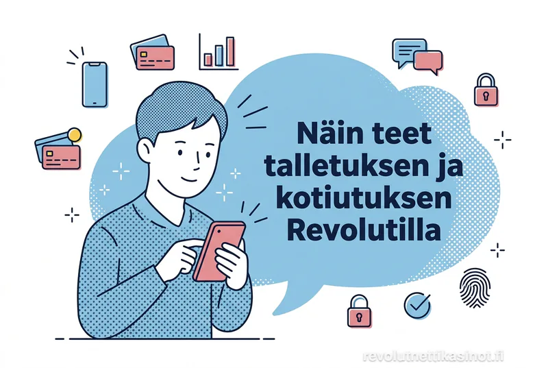 Näin teet talletuksen ja kotiutuksen Revolutilla